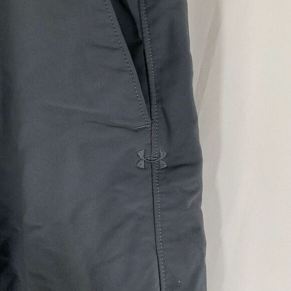 Under Armour Golf Shorts Men's 36 Grey Loose Chino Pockets 10" Inseam - Picture 2 of 9